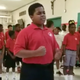 Eleven-year-old Kai Young does it for the culture. (Kenyatta Hardison via Facebook screenshot)